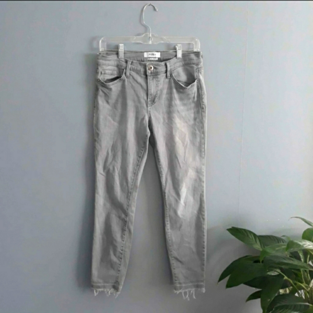 Revolve Pistola Frayed Hem Gray Jeans size 27